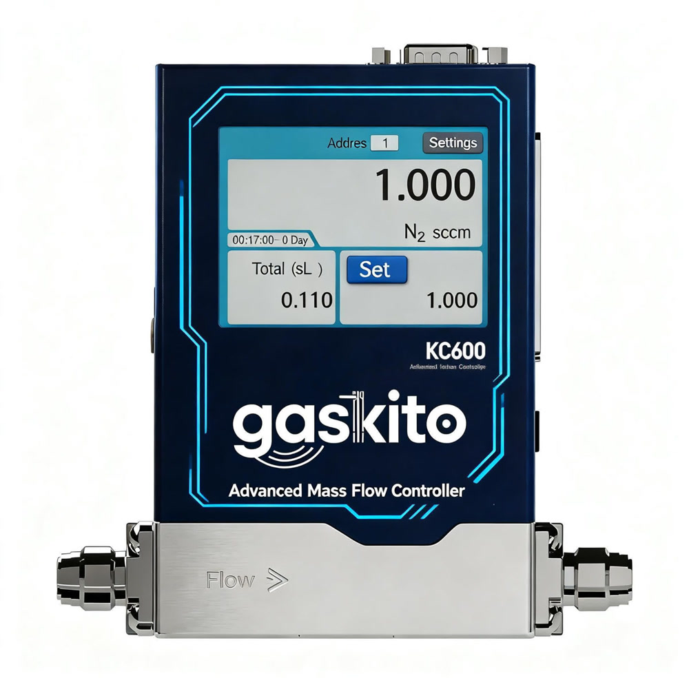 GASKITO KC600 mass flow controller with integrated display